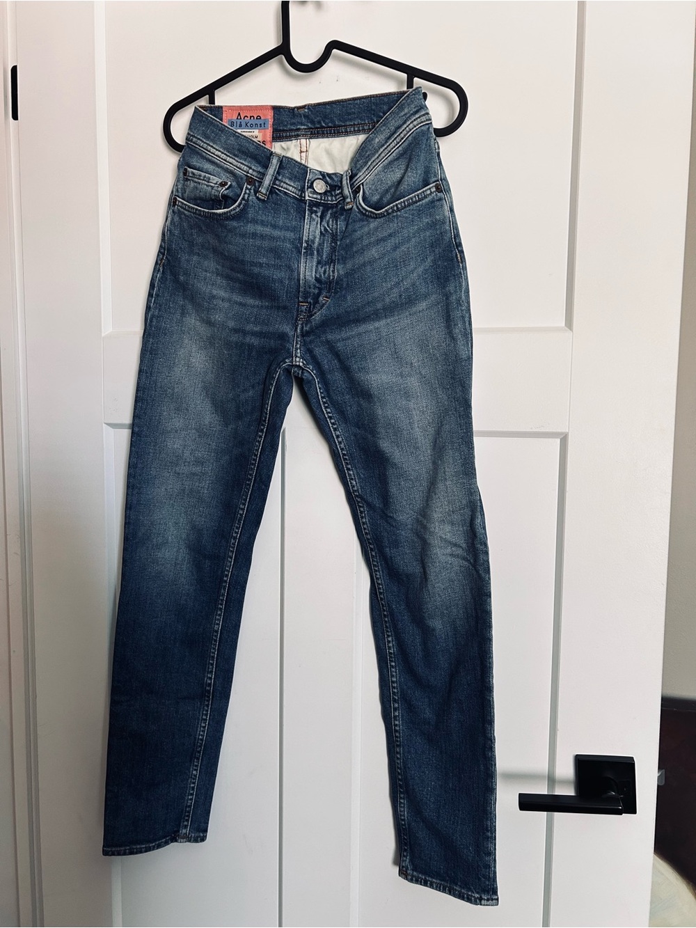 Acne Studios Blå Konst Denim Jeans - Blue